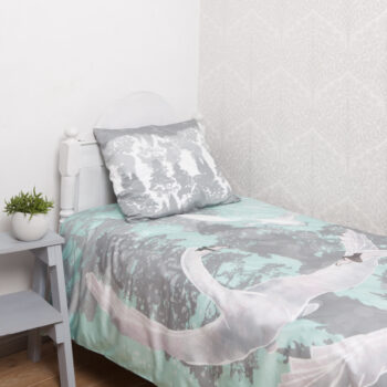 Voodipesukomplekt Luiged meresinises