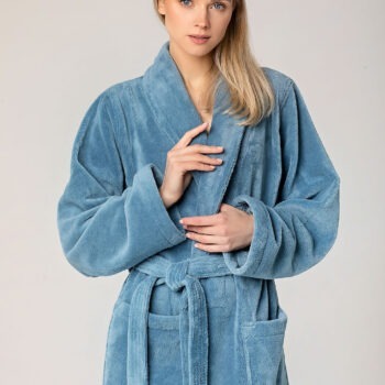 Hommikumantel Teddy (teksasinine)