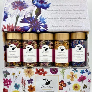 Söödavad lilleõied - kinkekomplekt